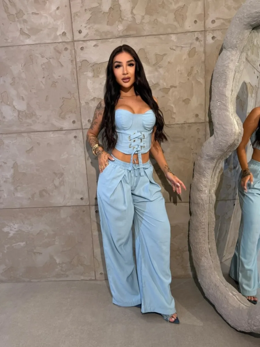 Conjunto Corset Pantalona — conjuntos Mireah