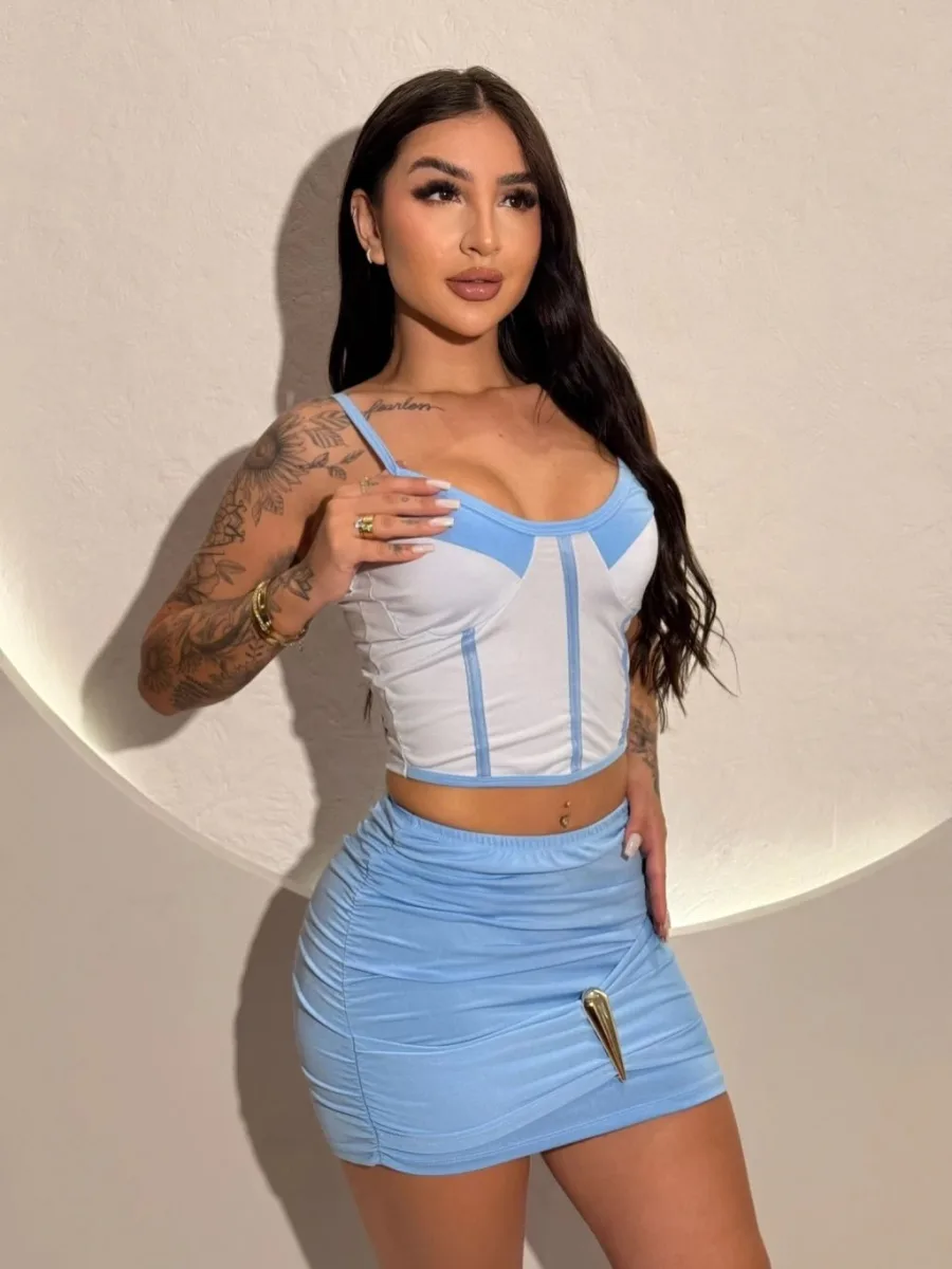 Conjunto Saia Corset — conjuntos Mireah
